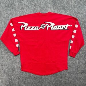 Disney Toy Story Spirit Jersey Shirt Mens Small Pizza Planet Alien Red